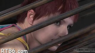 Look at these four beauties trapped in the petite cage, ready for rough fucking