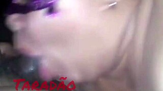Puta safada gets her dripping pussy and tits fucked hard by big cock!
