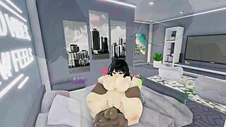 Hey, that big black cock roughs me up in intense sex