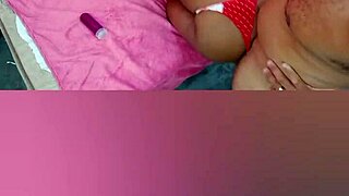 angolan amateur shows natural tits in sexy homemade scene