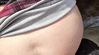 Hey, Look At That Hot Chubby Girl Fucking In The Street, In Front Of Everyone!