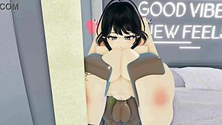 Hey, that big black cock roughs me up in intense sex