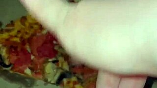 Arabic Teen's Food Fetish Masturbation