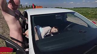 First public anal sex with crazy taxi driver