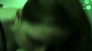 Blowjob with deep swallow action