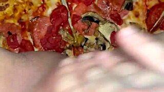 Arabic Teen's Food Fetish Masturbation