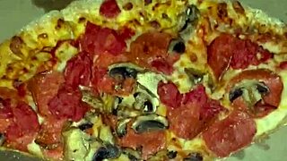 Arabic Teen's Food Fetish Masturbation