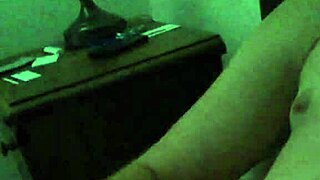 Cumshot masturbation session with big cock