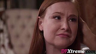 Two redheads share one monster cock