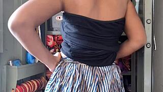 Desi Maid Cleaning Cupboard Gets Fucked By Master Hard.