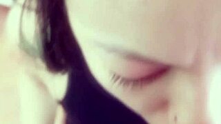 delicious homemade blowjob she has a great deep throat