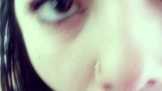 delicious homemade blowjob she has a great deep throat