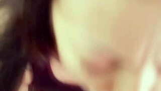 delicious homemade blowjob she has a great deep throat