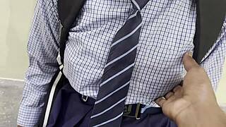 indian village desi school girl with boyfriend