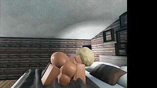 Bbw with big tits gets pampered then pleased in roblox