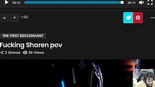 mr fantastic fucks invisible woman's shaved pussy pov, creampieing big tits squirrel girl