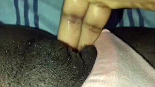 Ebony Babe With Big Ass Performs Solo Masturbation In Homemade Video