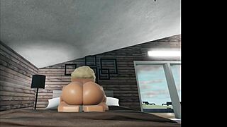 Bbw with big tits gets pampered then pleased in roblox