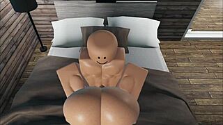 Bbw with big tits gets pampered then pleased in roblox