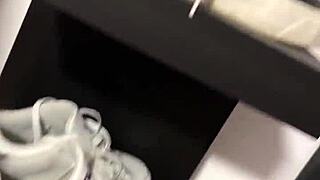 good morning barfoot feet fetish of girl smelly socks