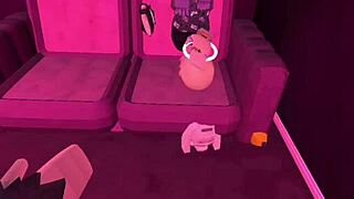 Viewer fucks shemale in rec room