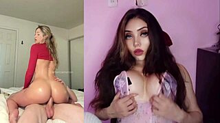 hey, that hot latina blonde takes it all in her tight ass