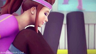 Sombra and Brigitte say: Naughty workout involving face sitting and tits