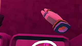 Viewer fucks shemale in rec room