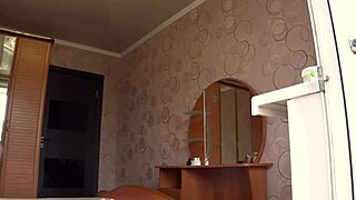 Neighbor Watches Chubby Milf Through Open Window