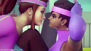 Sombra and Brigitte say: Naughty workout involving face sitting and tits