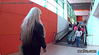 czech girl seduces me in shopping centre pov