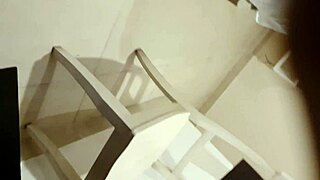 new victim moans deliciously on the bed with wet pussy.