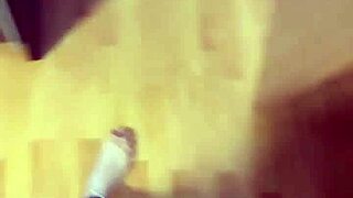 good morning barfoot feet fetish of girl smelly socks