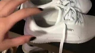 good morning barfoot feet fetish of girl smelly socks