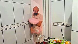 unexpected nighttime visit leads to emotional voyeur encounter