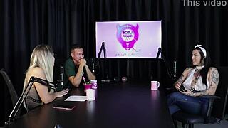 Lexi Mallet In Sheer Red Gangbang With Strangers