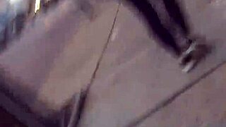 Short girl flaunts her phat ass in candid hidden shots