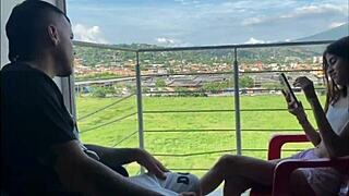 seeing the ticket my friend gets excited to take my big cock full story