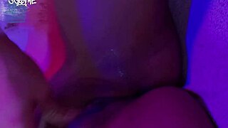 Girl alone endures intense pussy eating and tribbing