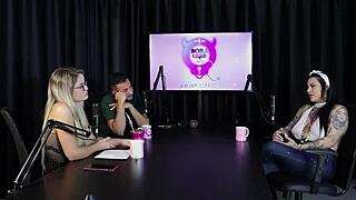 Lexi Mallet In Sheer Red Gangbang With Strangers