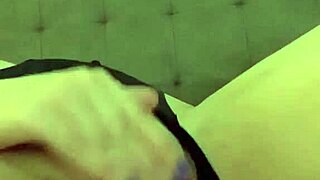 luxury escort teases pink pussy in hotel bed for client