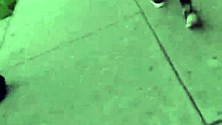 Short girl flaunts her phat ass in candid hidden shots