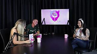 Lexi Mallet In Sheer Red Gangbang With Strangers