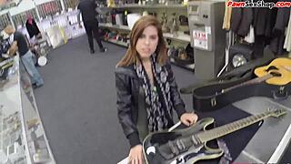 Petite Brunette Licks Ass Before Doggy