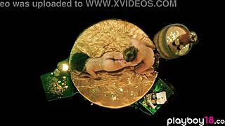 Lesbian Milf Bobbi Dean Receives Intense Sensual Massage From Petite Blonde Teen Gf