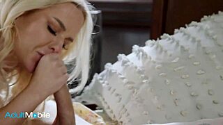 Does The Curvy Blonde Surrender To The Hot Bartender's Pounding Pleasure?