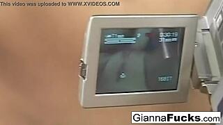 Brunette pornstar gianna michaels gets fucked on the bed