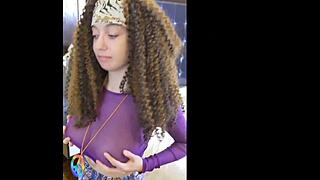 hey, check out this long clip of the teen getting her first black cock