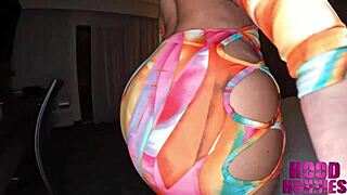 Dominant Latina Requests Vigorous Activity From Her Muscular Companion