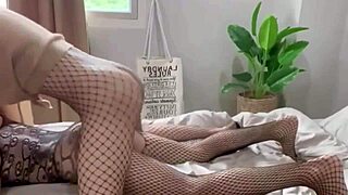 5 Fucking Pounding Ladyboy Dick Asian Wearing Stockings - Copy